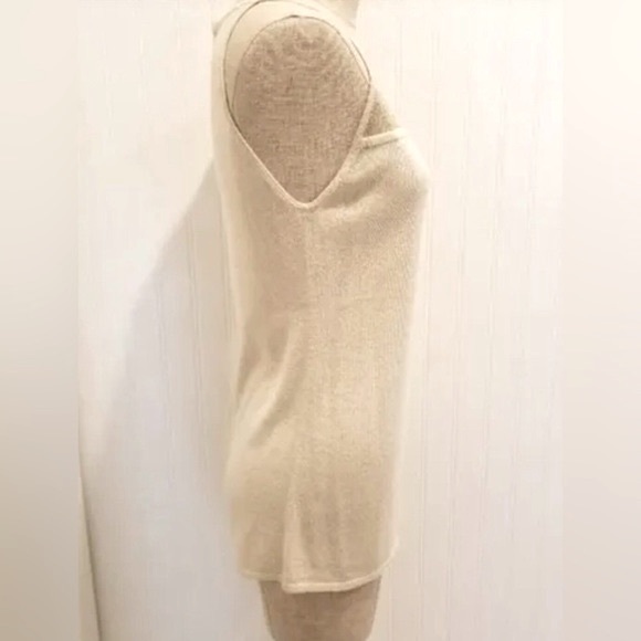 WHBM size M Sheer Yoke Shimmer Tank Top - Picture 4 of 16